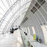 Architecture Photography: Gare Avignon TGV raliway station by architects Jean-Marie Duthilleul and Jean-François Blassel, France