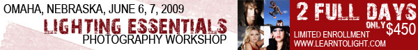 Omaha Nebraska Seminar now Enrolling. Lighting Essentials Workshops