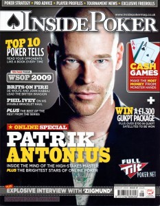 Inside Poker August 2009 Cover