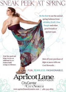 This ad for Apricot Lane called for me to be a bit more aloof.