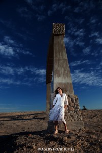 Frank Tuttle's image of Megan in the Mexico Desert