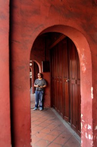 Cliff Yap, my friend and client, in the old city of Malaka