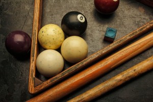 "Billiard Balls and Cue Sticks" for Lighting Essentials II published by Amherst