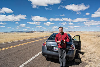 Jan in Northern Arizona, just south of Springerville.