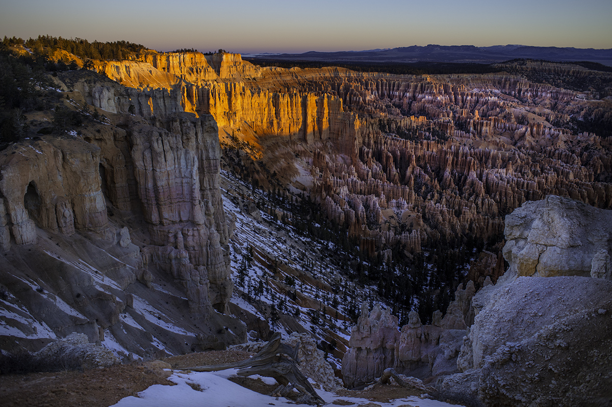 Dawn Breaks over Bryce Canyon, Utah