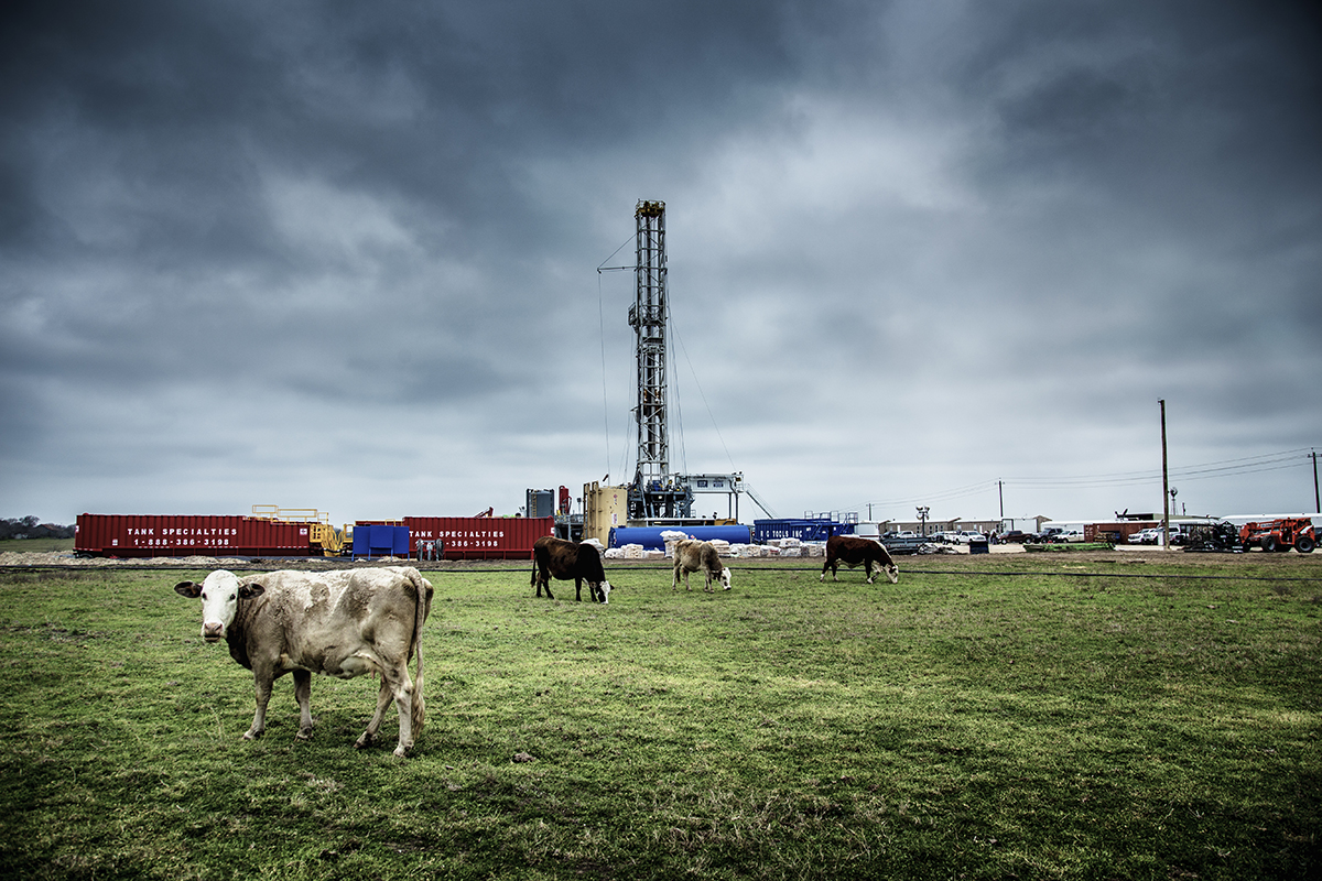 On assignment in West Texas, we decided that the local characters would give the well a lot more context. 