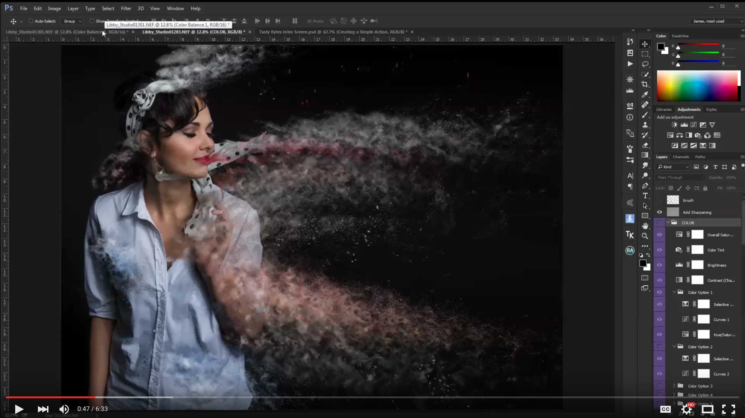 March Madness: 22; Making an Action in Photoshop