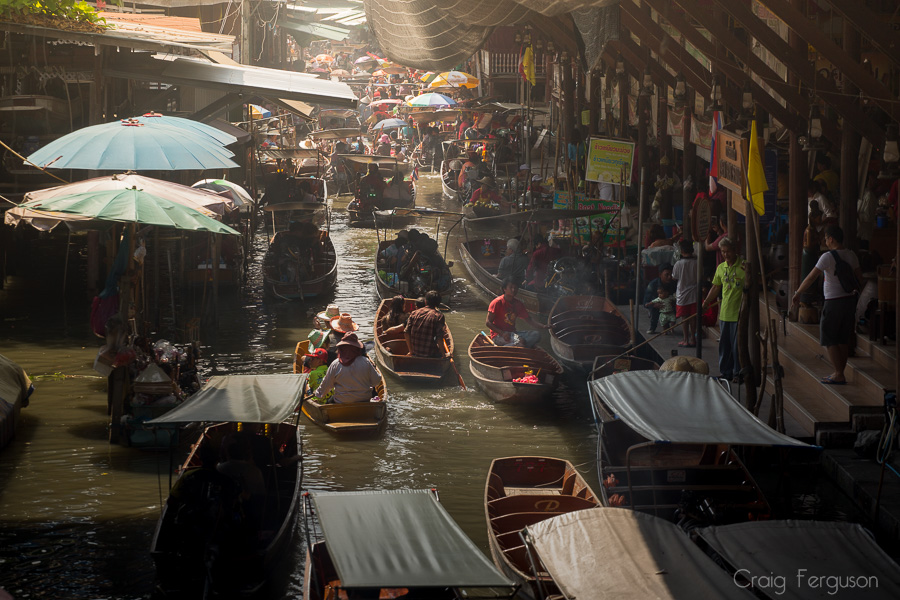 Thailand Floating Market.