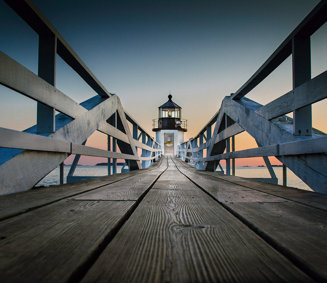 “Lighthouse: Maine; A Photoshop Twist