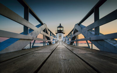 “Lighthouse: Maine; A Photoshop Twist